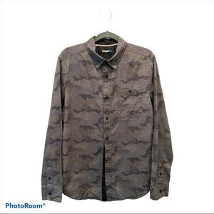 Tony Hawk | Grey Camo Print Shirt